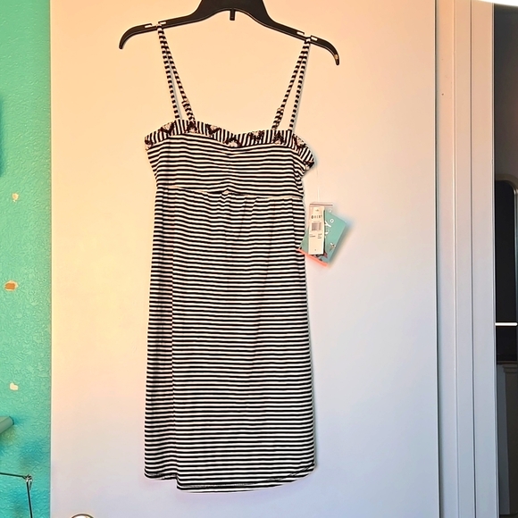 Roxy Adjustible Spaghetti Strap Dress with colorful Beading Size Small - Picture 1 of 11